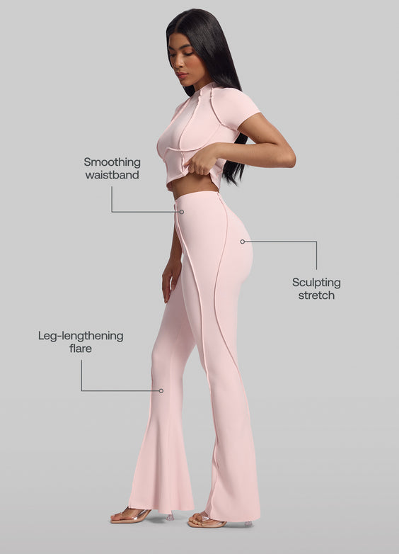 Legging long évasé