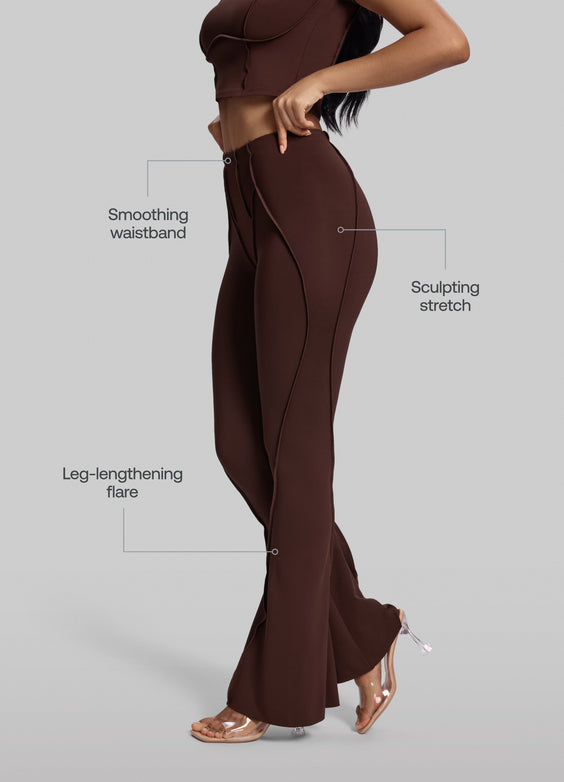 Legging long évasé