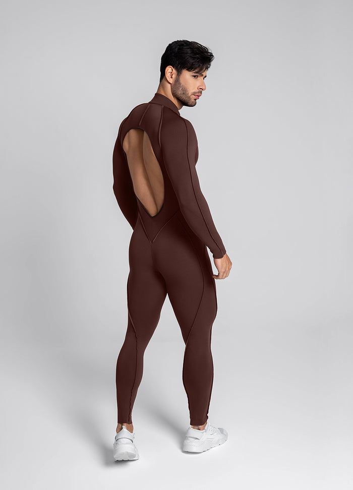 Catsuit de manga larga