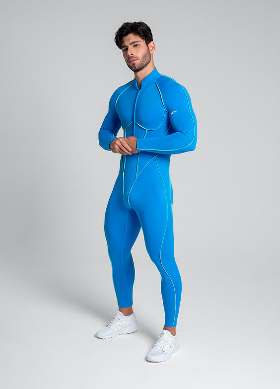Herosuit de costura contorneada