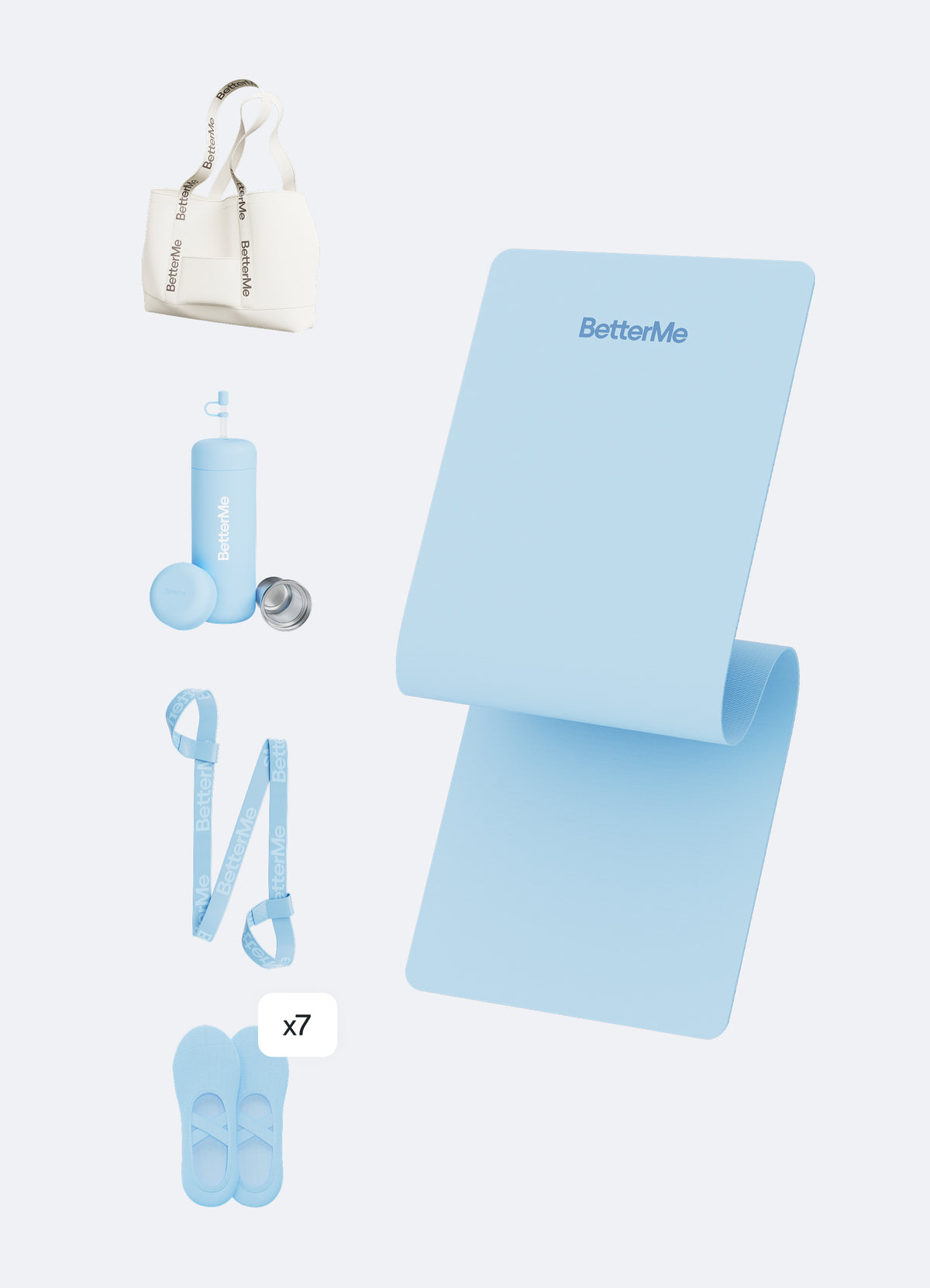 Kit De Démarrage Pilates Better Me - Inclut Ballon Et Accessoires - Neuf Sous Blister