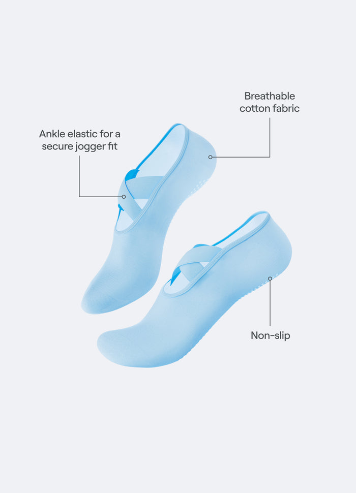 Meias de aderência para pilates