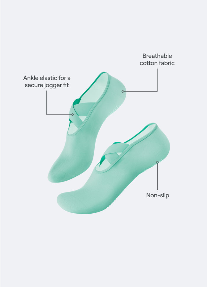 Meias de aderência para pilates