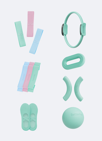 Pilates Power Kit (Color: Subtle Mint) | BetterMe Store
