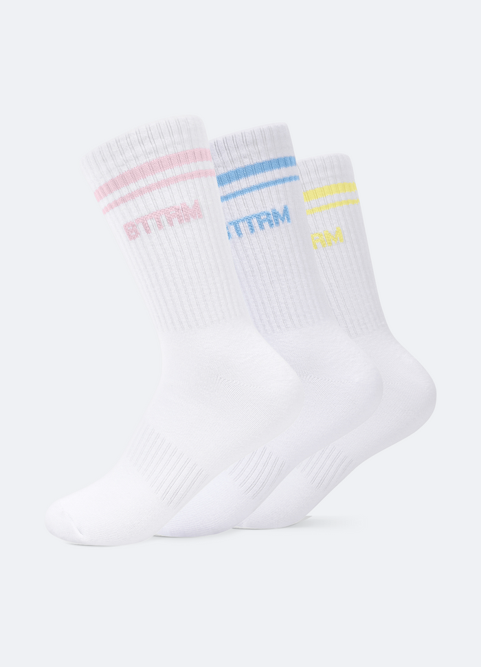 Unisex Half-Crew Socks 3-Pack