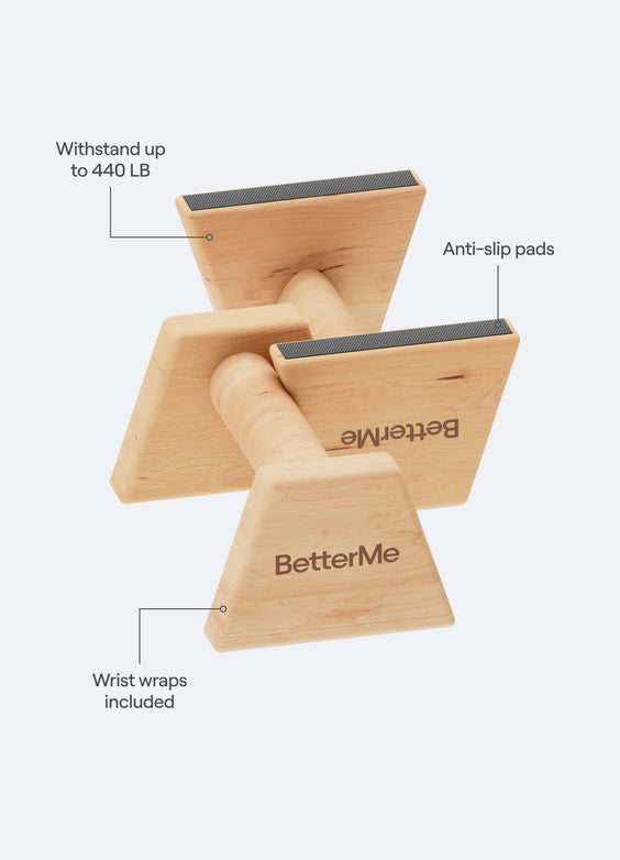 Push-up Griffe aus Holz