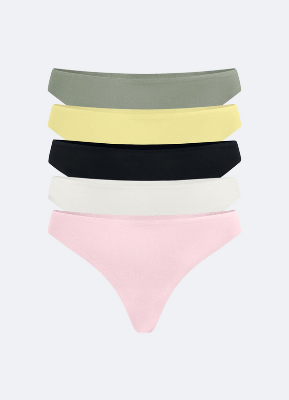 Seamless Cheeky Panty 5-Pack