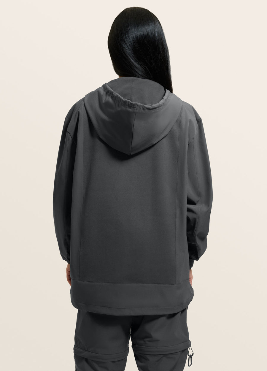 Magnetic Quarter-Zip Adaptive Hoodie