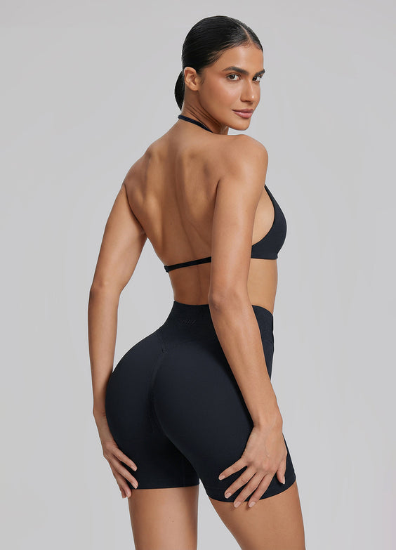 Sculpt High Waisted Butt Lifting Tummy Control Shaping Training Shorts 4.5"