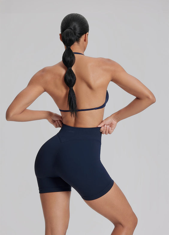 Sculpt High Waisted Butt Lifting Tummy Control Shaping Training Shorts 4.5"