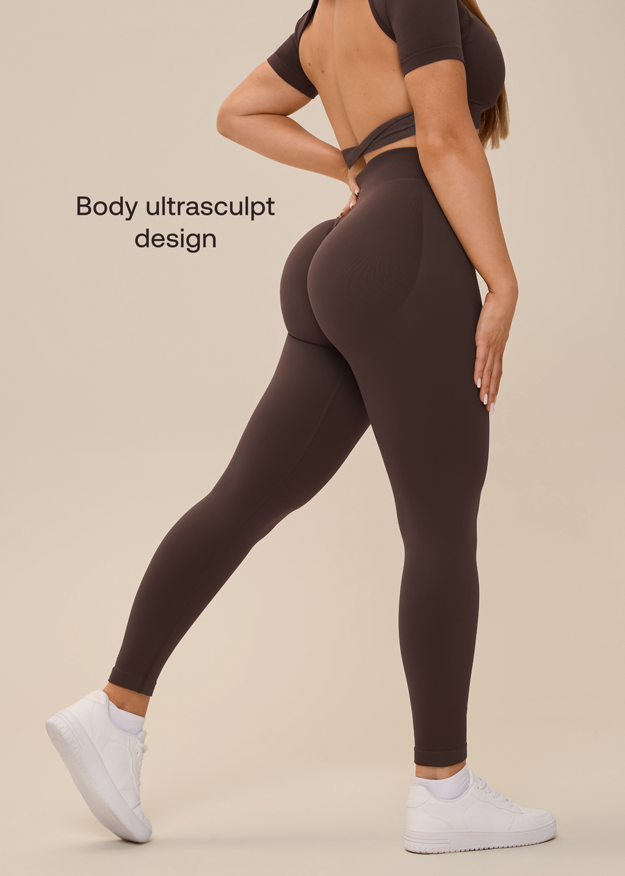 Ultrasculpt High Waisted Butt Lifting Tummy Control Shaping Training Leggings