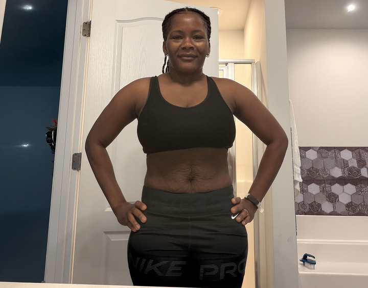 After · 143 lb