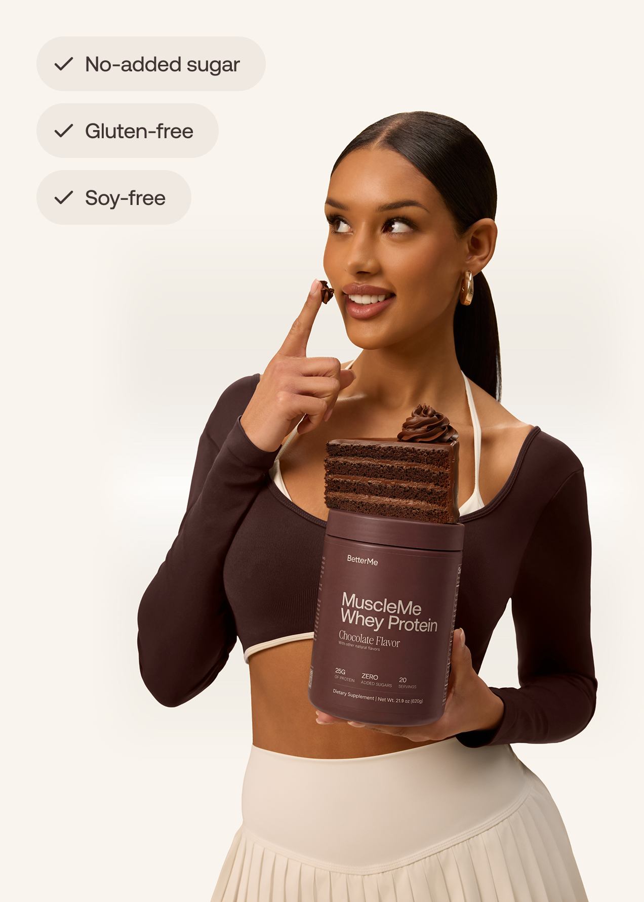MuscleMe Whey Protein (Chocolate flavor) | BetterMe Store