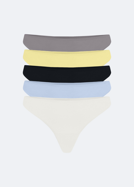 Seamless Thong Panty 5-Pack