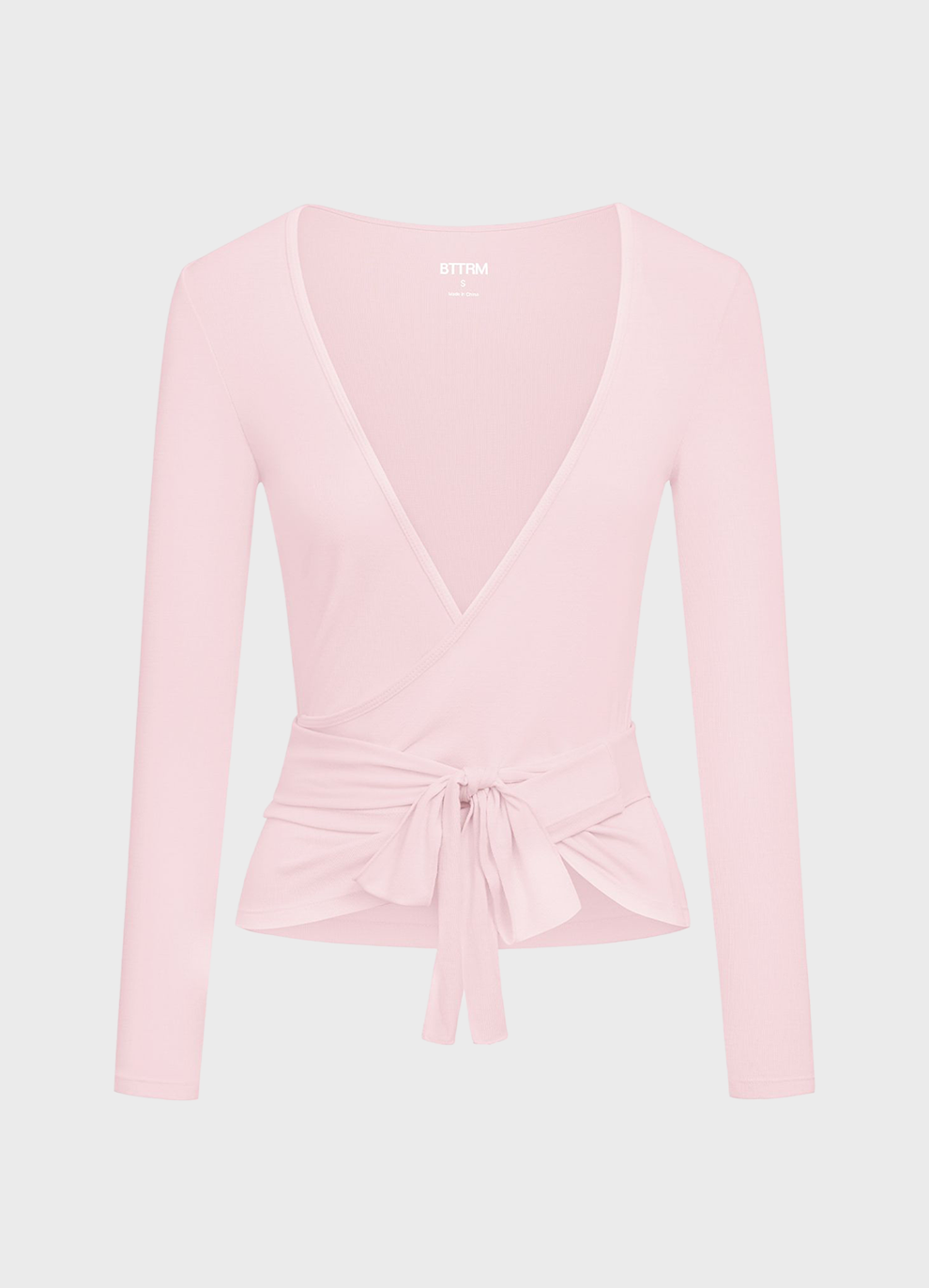 Pilates Wrap & Flare Set (Color: Ballet Pink)