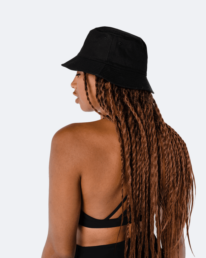 Jet Black Casual Bucket Hat