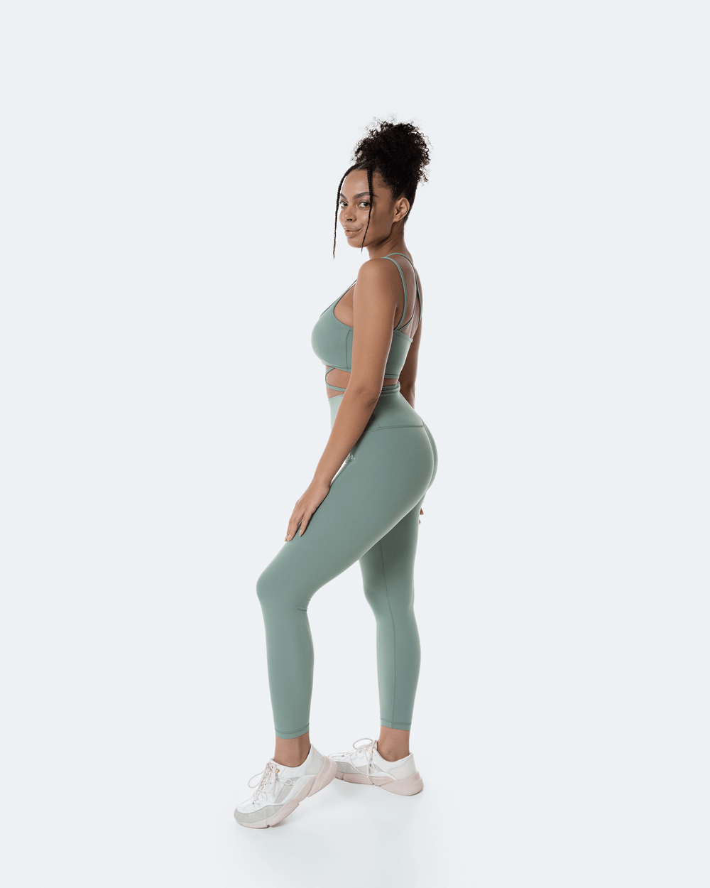 BetterMe Fresh Green ⅞ Leggings for women – BetterMe Store