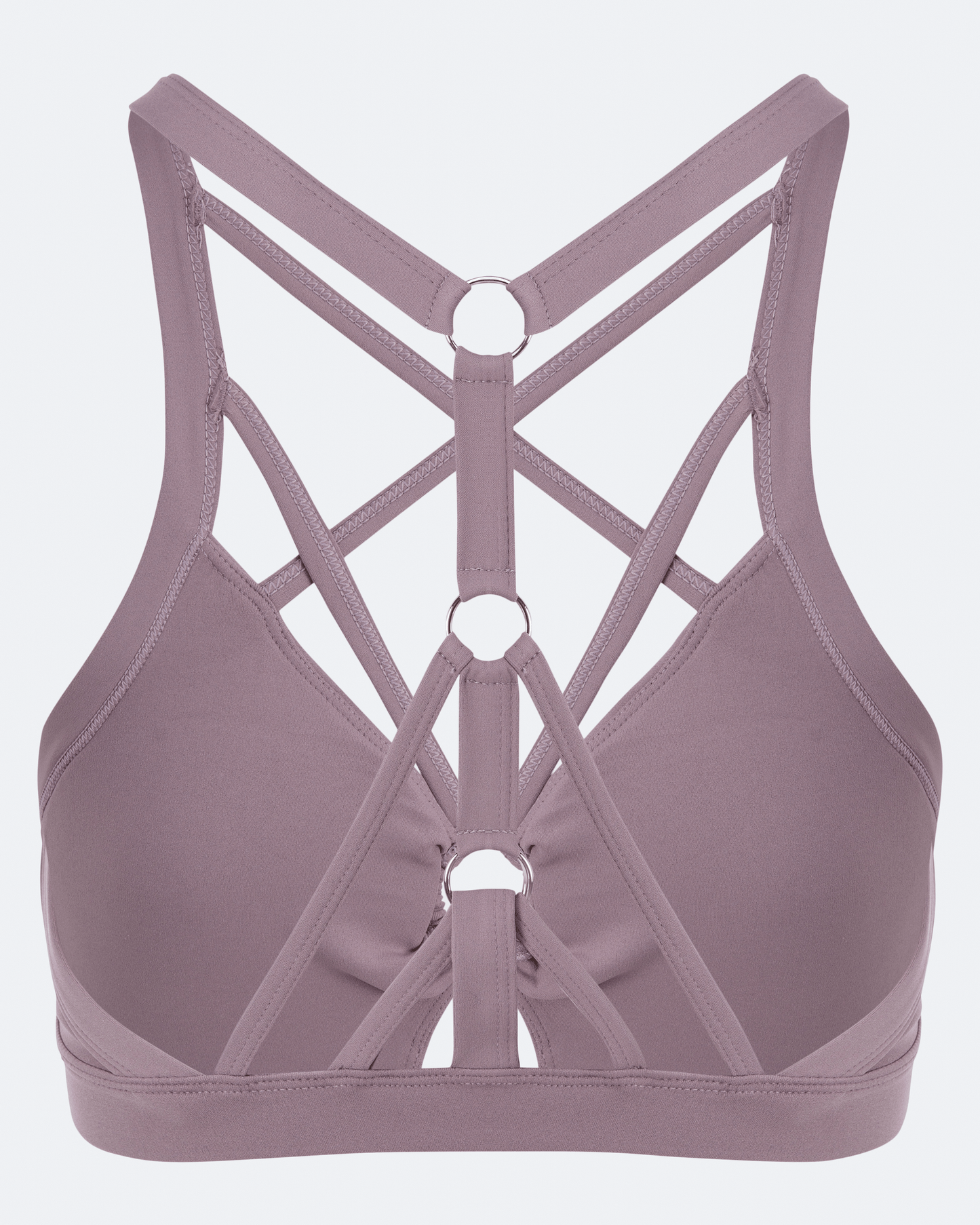 Dusty Pink Criss Cross Front Top