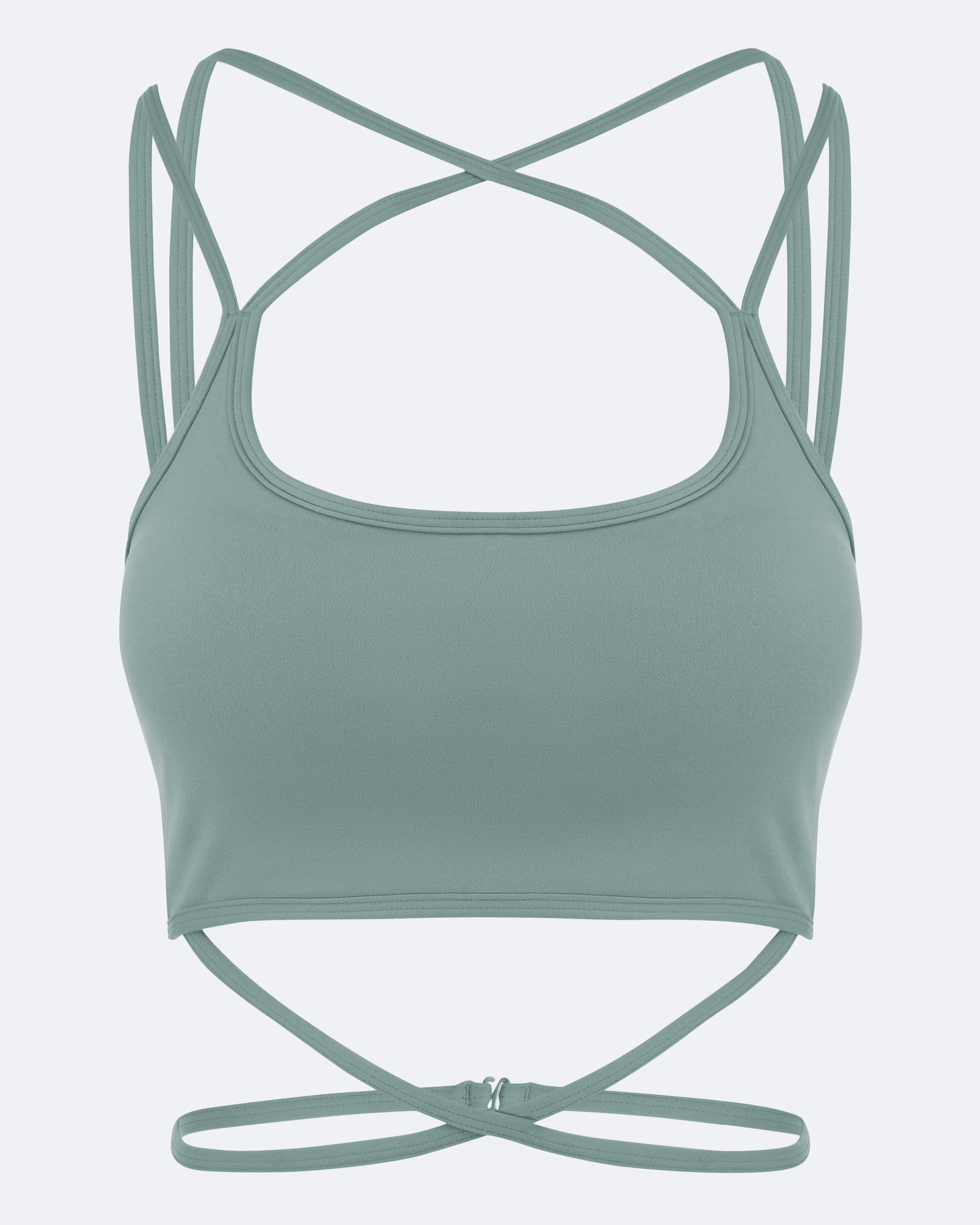 Fresh Green Strappy Front Top