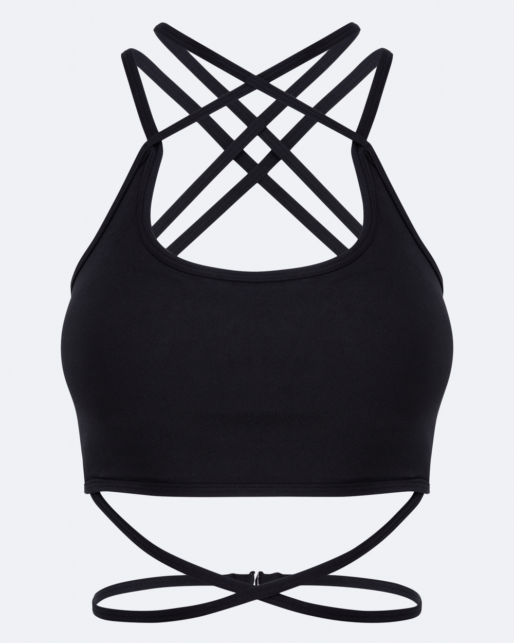 BetterMe Jet Black Strappy Front Top for women – BetterMe Store