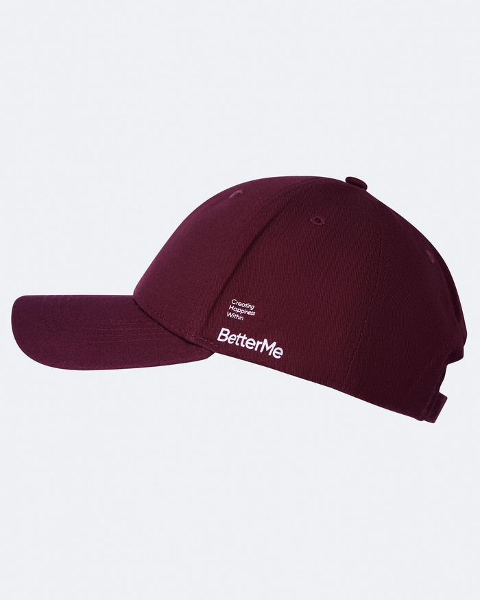 Burgundy Strapback Hat