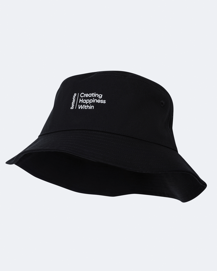 Jet Black Casual Bucket Hat