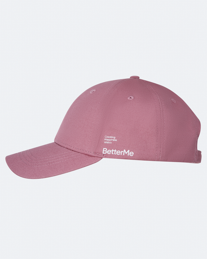 Gorra ajustable rosa viejo