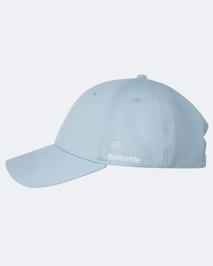 Grey Strapback Hat