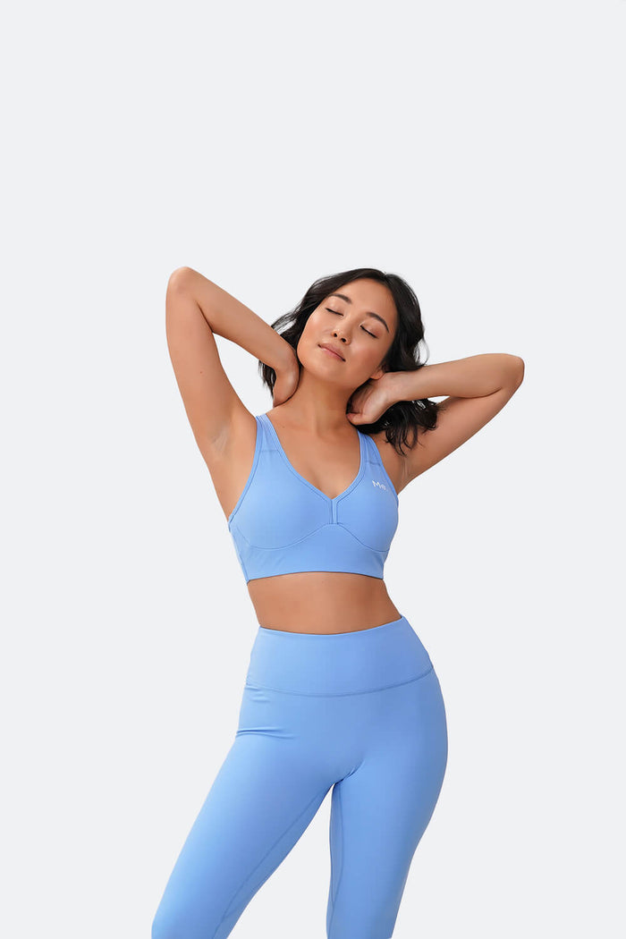 Top push-up azul-celeste