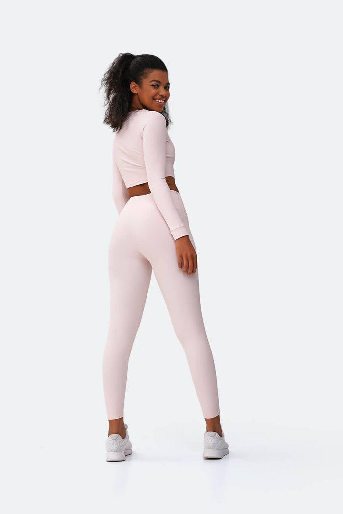 Pink Vanilla Cropped Long Sleeve