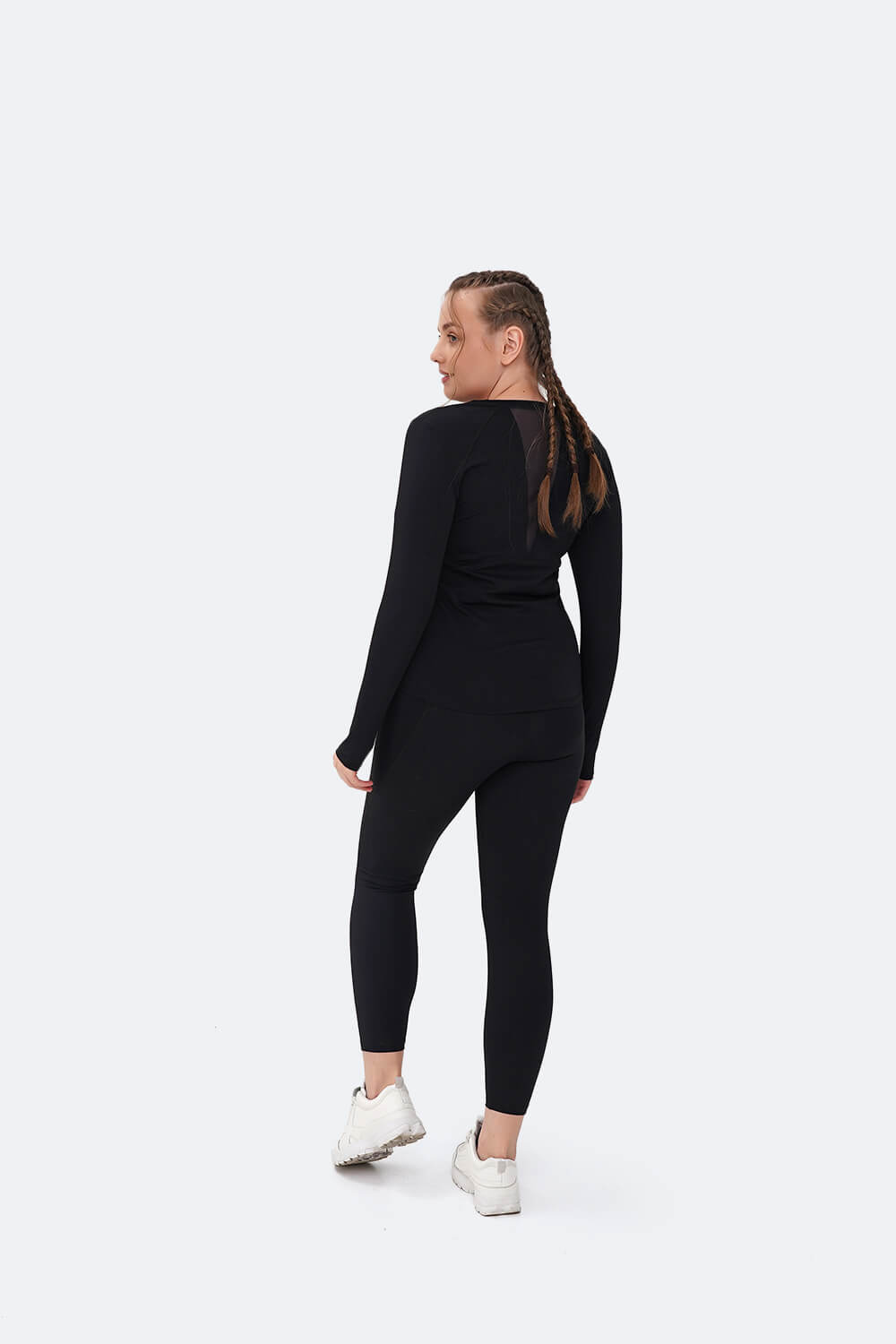 Total Black Sports Set with Long Sleeve