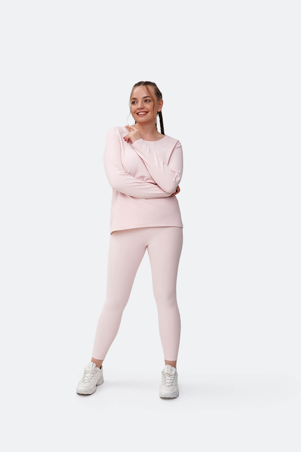 Pink Vanilla Sports Set with Long Sleeve